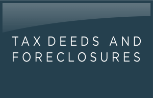 Tax Deeds and Foreclosure